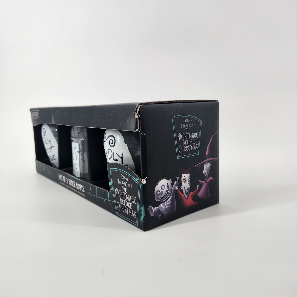 Paladone Tim Burtons‎ Nightmare Before Christmas Set of 3 Snack Dishes - Picture 3 of 5